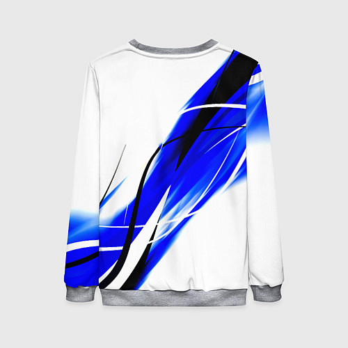 Женский свитшот Monster energy линии абстракции / 3D-Меланж – фото 2