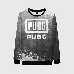 Женский свитшот PUBG - grey gradient