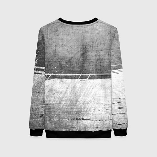 Женский свитшот Borussia - grey gradient посередине / 3D-Черный – фото 2