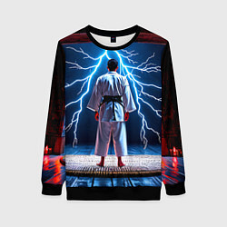 Женский свитшот Айкидоист и молния