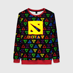 Женский свитшот Dota pattern witcher