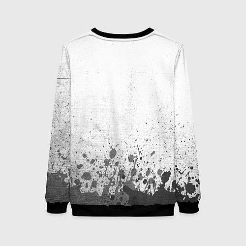 Женский свитшот Bon Jovi - white gradient посередине / 3D-Черный – фото 2