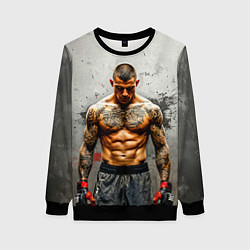 Женский свитшот Дастин Порье на сером