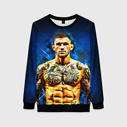 Женский свитшот Дастин Порье на синем