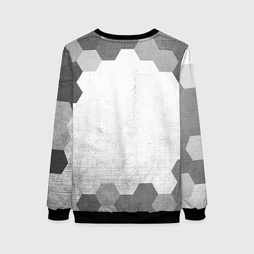 Женский свитшот Skyrim - white gradient / 3D-Черный – фото 2