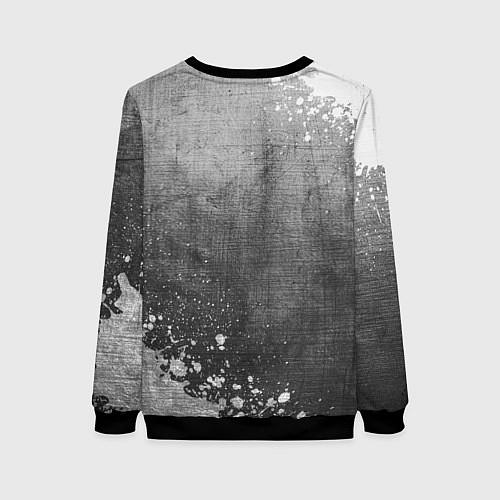 Женский свитшот My Chemical Romance - grey gradient вертикально / 3D-Черный – фото 2