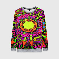 Женский свитшот Кислотные грибы оптические