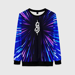 Свитшот женский Slipknot neon energy, цвет: 3D-черный