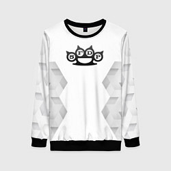 Свитшот женский Five Finger Death Punch white poly, цвет: 3D-черный