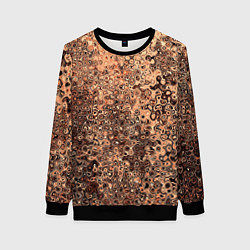 Женский свитшот Светлый коричневый абстрактная текстура