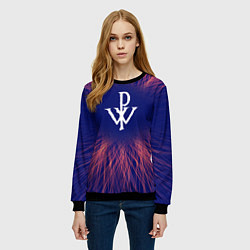 Свитшот женский Powerwolf red energy, цвет: 3D-черный — фото 2