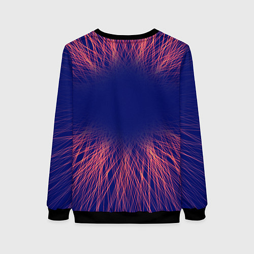 Женский свитшот Bring Me the Horizon red energy / 3D-Черный – фото 2