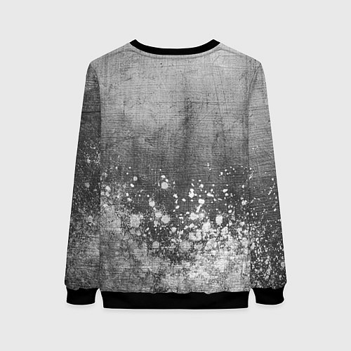 Женский свитшот PSG - grey gradient посередине / 3D-Черный – фото 2