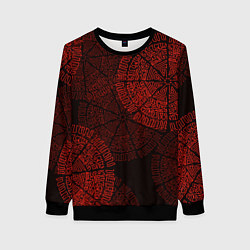 Свитшот женский Древне-не-древние узоры, цвет: 3D-черный