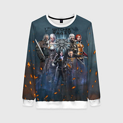 Женский свитшот Ведьмак герои