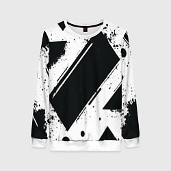 Женский свитшот Color black white