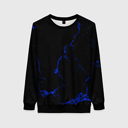 Женский свитшот Color black blue