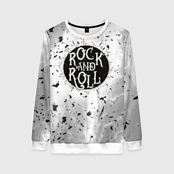 Женский свитшот Рок энд ролл
