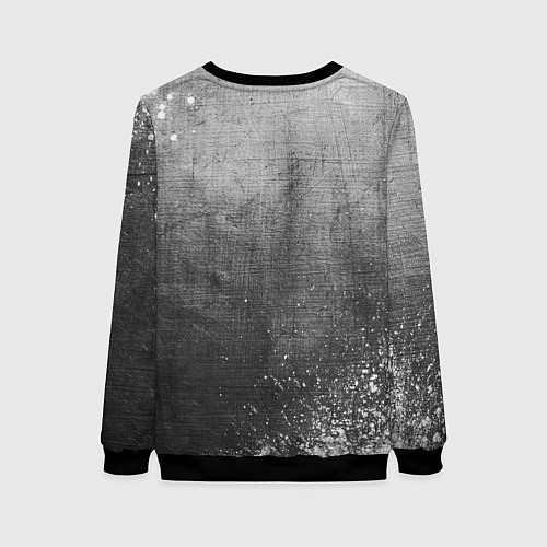Женский свитшот Thirty Seconds to Mars - grey gradient / 3D-Черный – фото 2