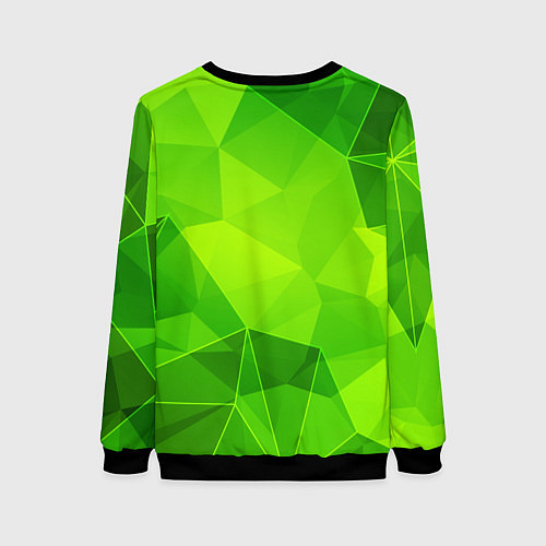 Женский свитшот Lazio green poly / 3D-Черный – фото 2