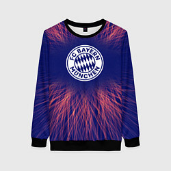 Свитшот женский Bayern red energy, цвет: 3D-черный
