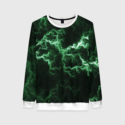 Женский свитшот Lightning green line