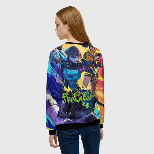 Женский свитшот This is fragpunk / 3D-Черный – фото 4