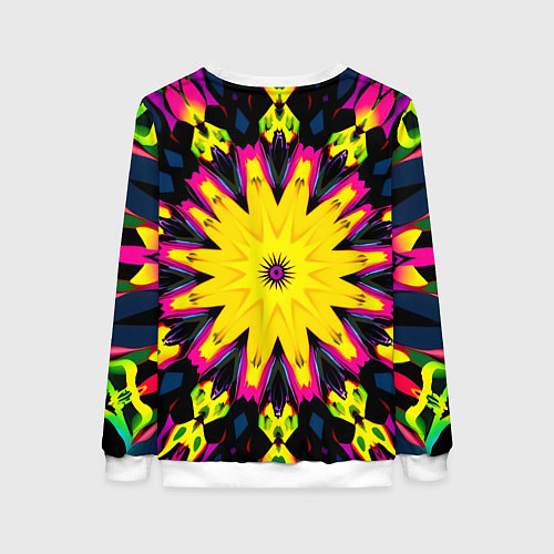 Женский свитшот Звездный калейдоскоп / 3D-Белый – фото 2