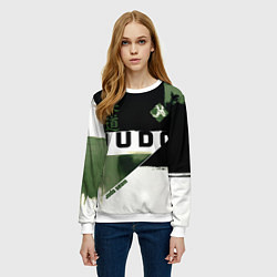 Свитшот женский Время дзюдо, цвет: 3D-белый — фото 2