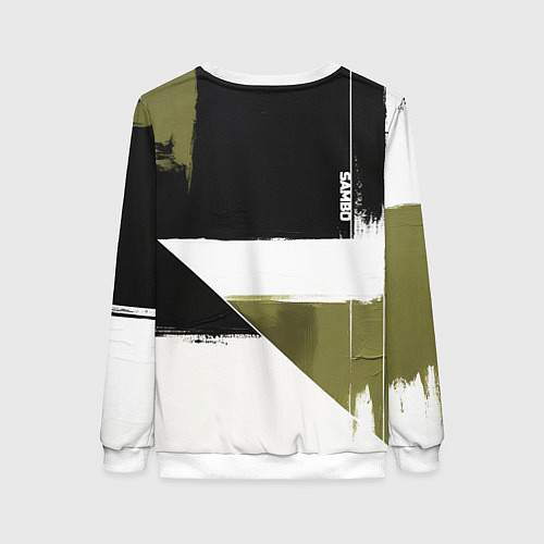 Женский свитшот Русское самбо / 3D-Белый – фото 2