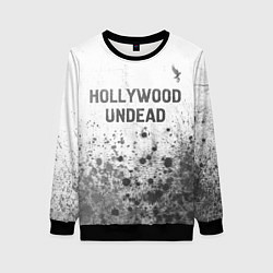 Женский свитшот Hollywood Undead - white gradient посередине