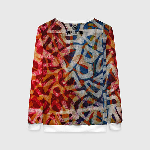Женский свитшот Acra Batik / 3D-Белый – фото 2