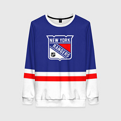 Свитшот женский Нью Йорк Рейнджерс хоккей, цвет: 3D-белый