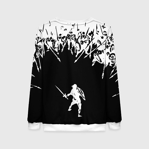 Женский свитшот И один в поле воин / 3D-Белый – фото 2