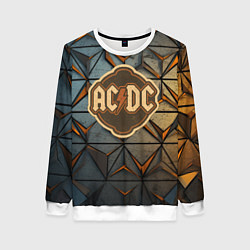 Женский свитшот ACDC винтажный логотип
