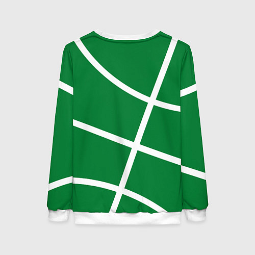 Женский свитшот Boston Celtics green / 3D-Белый – фото 2