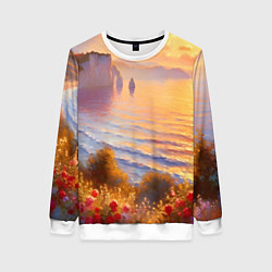 Женский свитшот Рассветный залив