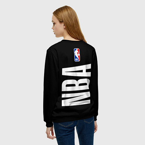 Женский свитшот Cleveland Cavaliers basketball / 3D-Черный – фото 4