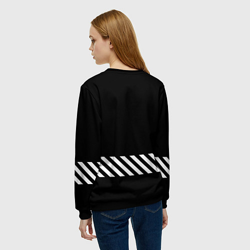 Женский свитшот The dark side / 3D-Черный – фото 4