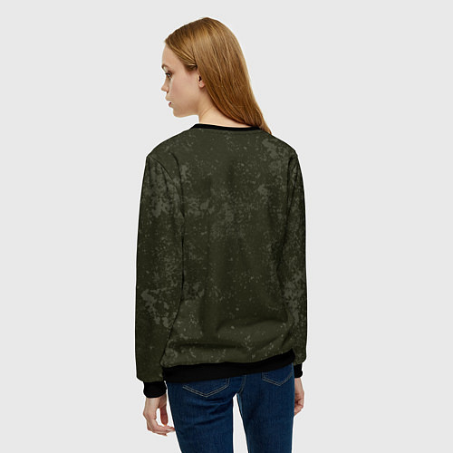 Женский свитшот Хранитель леса / 3D-Черный – фото 4