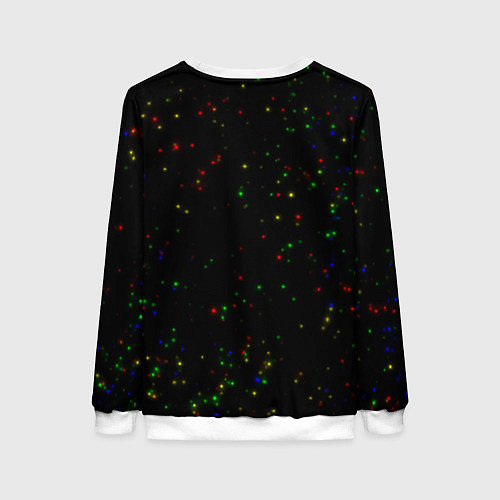 Женский свитшот Sonic in space / 3D-Белый – фото 2