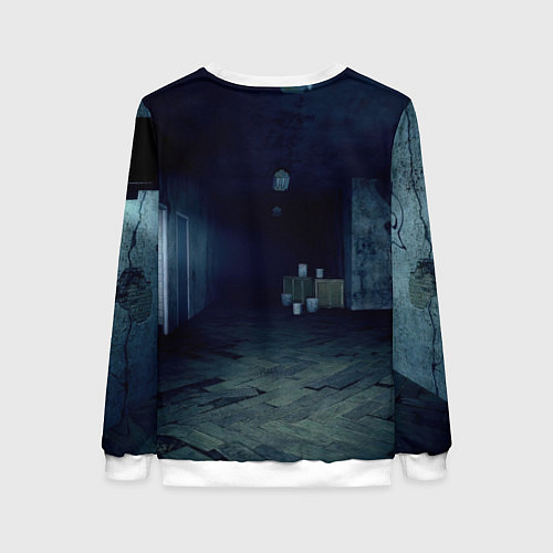 Женский свитшот Bones - образ психа / 3D-Белый – фото 2