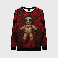 Женский свитшот Кукла Вуду Bones