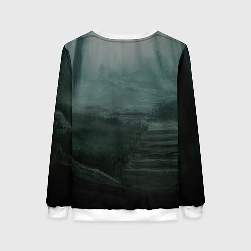 Женский свитшот Bones арка из костей / 3D-Белый – фото 2