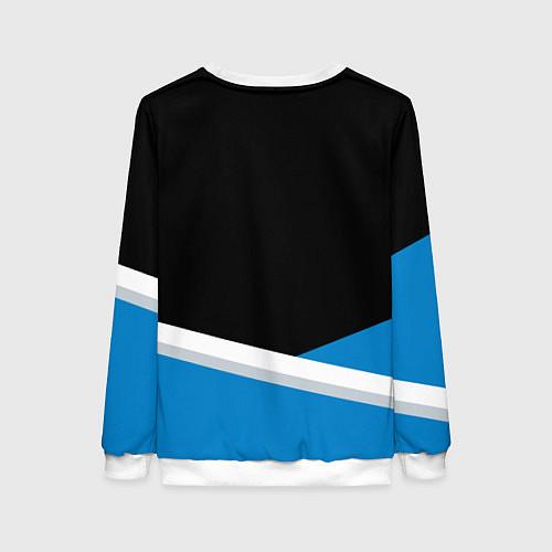 Женский свитшот Даллас Маверикс - линии / 3D-Белый – фото 2