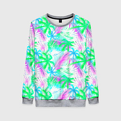 Женский свитшот Palm green light blue