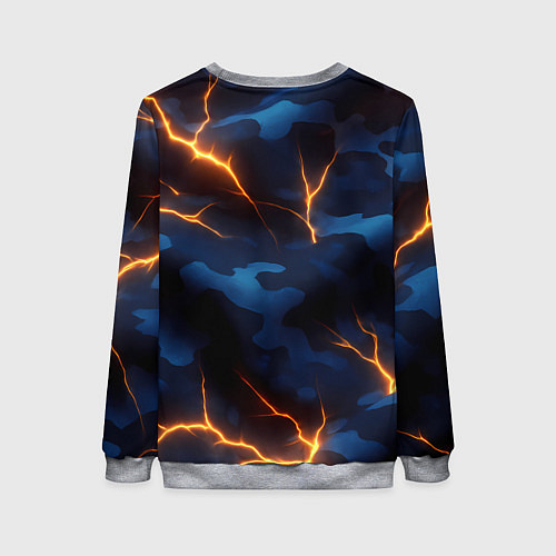 Женский свитшот Объемные буквы ВМФ / 3D-Меланж – фото 2