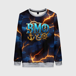 Женский свитшот Объемные буквы ВМФ