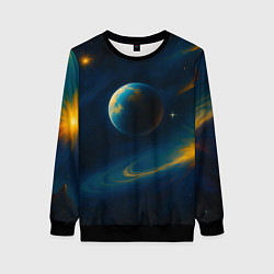 Женский свитшот Пространство Вселенной