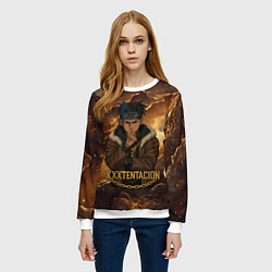 Свитшот женский XXXTentacion anime style, цвет: 3D-белый — фото 2